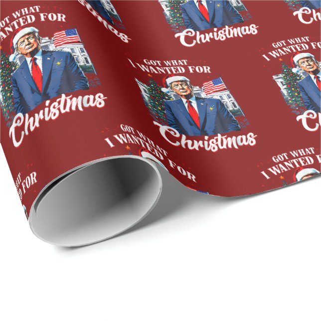Trump Christmas Wrapping Paper (Roll Corner)