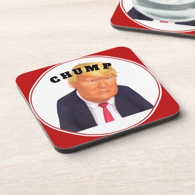 Trump/Chump Beverage Coaster (Left Side)