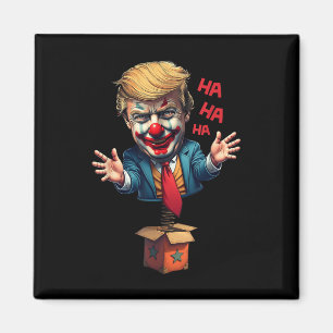 Trump Circus Clown Funny Political Humour Magnet