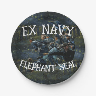 Trump Civil War Minneapolis Killing Fields Murder Paper Plate