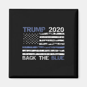 Trump Ck The Blue Thin Blue Line Police Support Te Magnet