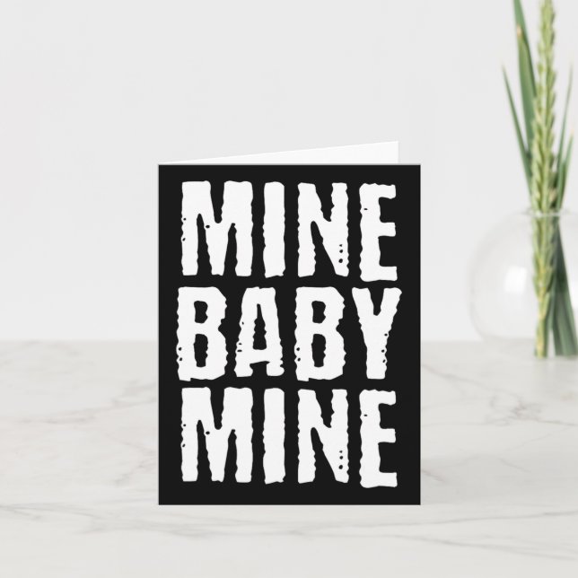 Trump Coal Mining Mine Ba  Card (Front)