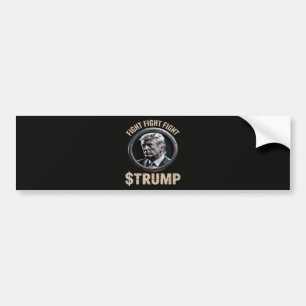Trump Coin Funny Bumper Sticker