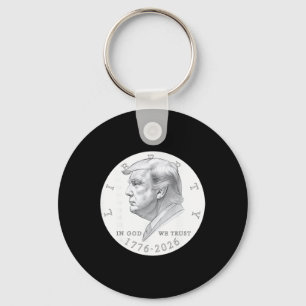 Trump Coin One Dollar  Key Ring