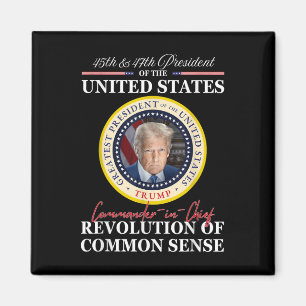 Trump Commander-in-chief 45 47 Revolution Of Magnet