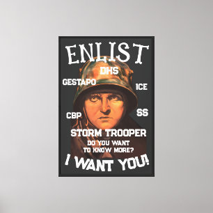 Trump Con 1 2 3 4 5 6 7 8 9 10 11 12 13 14 15 2042 Canvas Print