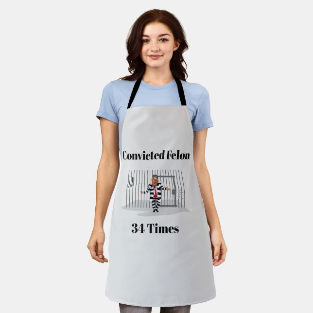 Trump Convicted Felon Apron (Worn)