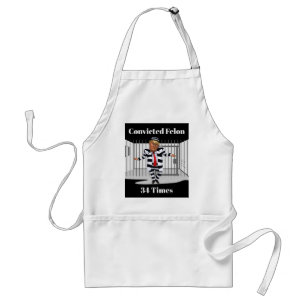 Trump Convicted Felon Apron