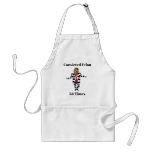 Trump Convicted Felon Apron