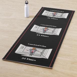 Trump Convicted Felon Yoga Mat