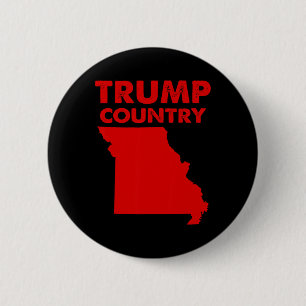 Trump Country Missouri Red State Map Republican Tr 6 Cm Round Badge
