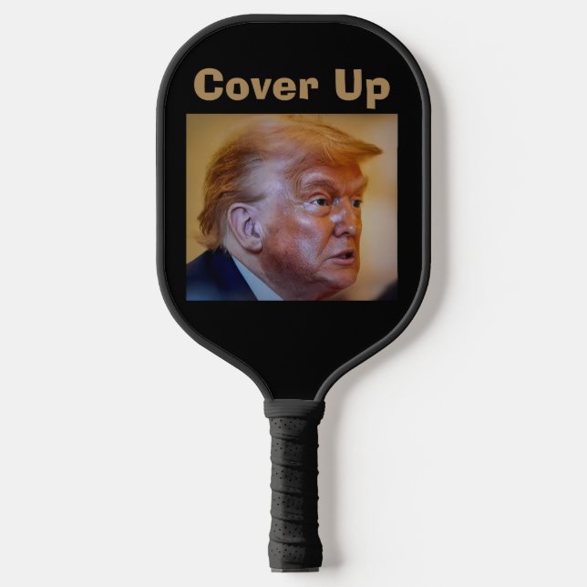 Trump/Cover Up Pickleball Paddle (Front)
