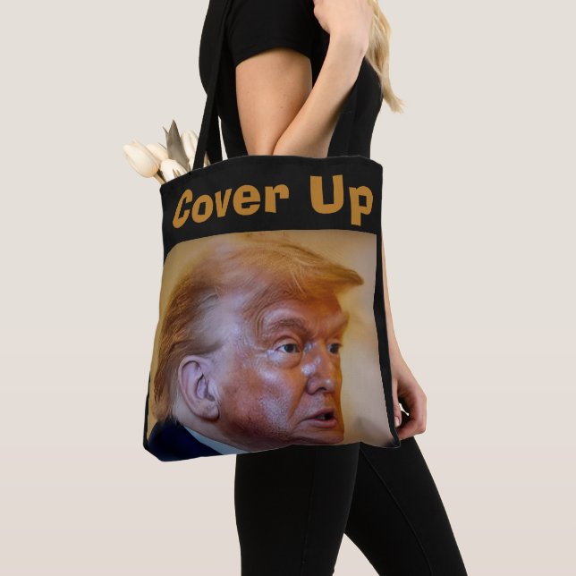 Trump/Cover Up Tote Bag (Close Up)