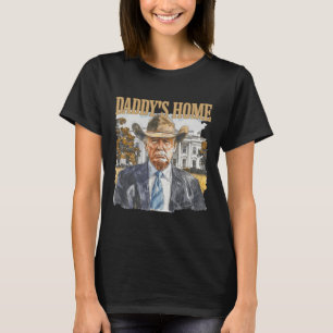 Trump Cowboy Western Daddy's Home Take America Bac T-Shirt