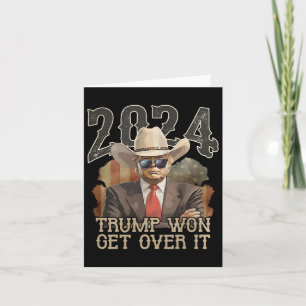 Trump Cowboy Western Daddy's Home Take America Ck Card