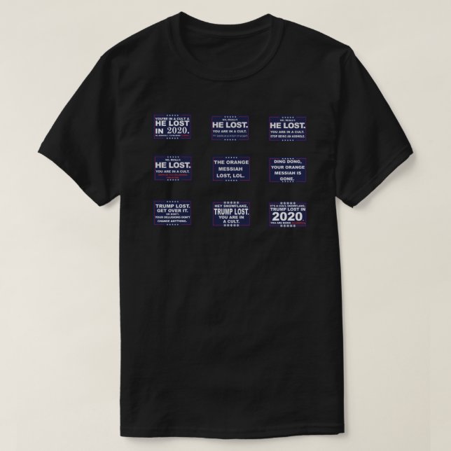 Trump Cult Sticker Multipack (9 prints) Sticker T-Shirt (Design Front)