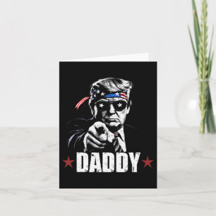 Trump Daddy 2025 Official Trump Daddy Funny 2 Card
