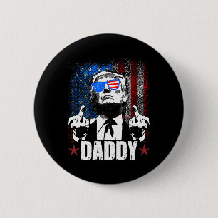 Trump Daddy 2025 Official Trump Daddy Funny 3 6 Cm Round Badge