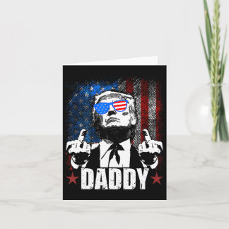 Trump Daddy 2025 Official Trump Daddy Funny 3 Card