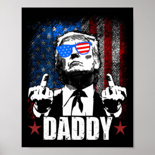 Trump Daddy 2025 Official Trump Daddy Funny 3  Poster