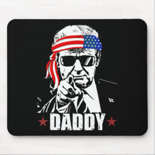 Trump Daddy 2025 Official Trump Daddy Funny Mouse Pad