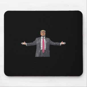 Trump Daddys Home White House 2024 2 Side Mouse Pad