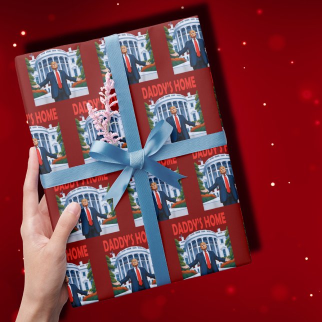 Trump Daddys Home White House Gift Wrap (Creator Uploaded)