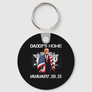 Trump Daddys Home White House Key Ring