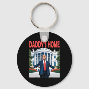 Trump Daddys Home White House Key Ring