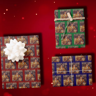 Trump Daddys Home White House Trump Gift Wrapping Paper Sheet