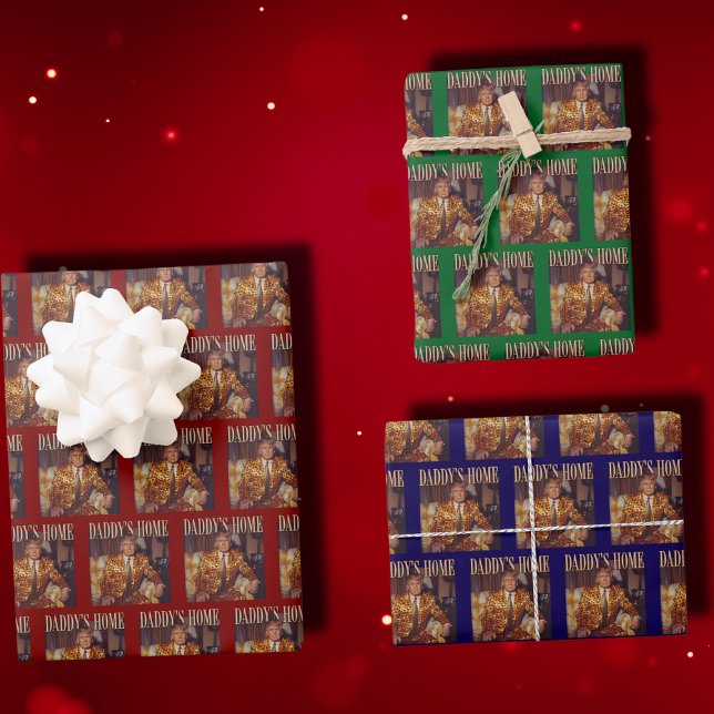 Trump Daddys Home White House | Trump Gift Wrapping Paper Sheet (Creator Uploaded)