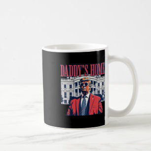 Trump Daddys Home White House Usa American Flag Vi Coffee Mug