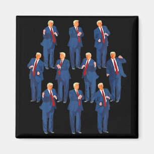 Trump Dance 4th Of July And Trump Father's Day  Magnet