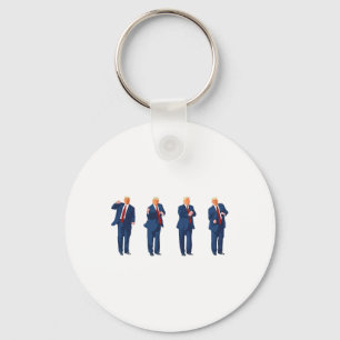 Trump Dance 4th Of July Trump 2024  Key Ring