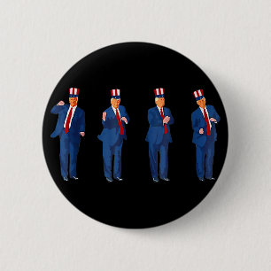 Trump Dance 4th Of July Trump 2025 _1  6 Cm Round Badge