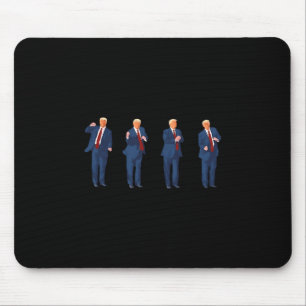 Trump Dance 4th Of July Trump 2025 1 Mouse Pad