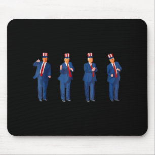 Trump Dance 4th Of July Trump 2025 _1  Mouse Pad