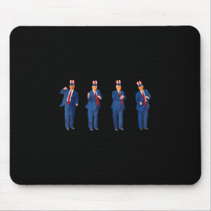 Trump Dance 4th Of July Trump 2025 Mouse Pad