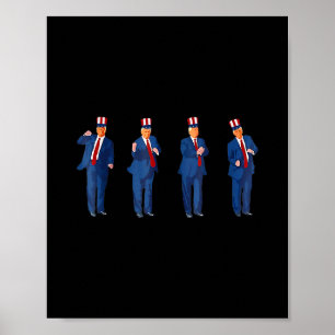 Trump Dance 4th Of July Trump 2025  Poster
