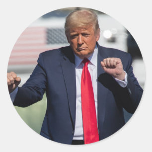 Trump Dance Classic Round Sticker