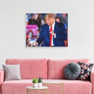 Trump Dance Funny Canvas Print