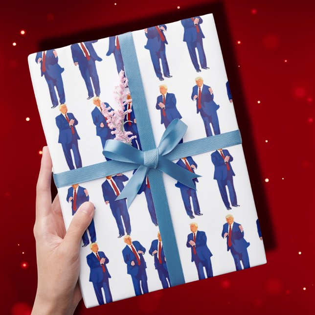 Trump Dance | Funny Trump Dancing Gift Wrapping Paper (Creator Uploaded)