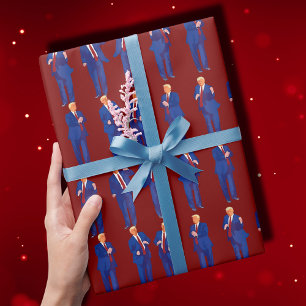 Trump Dance   Happy Trump Dancing Gift Wrapping Paper