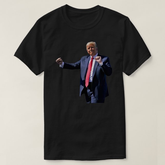 TRUMP DANCE - high quality Sticker T-Shirt (Design Front)