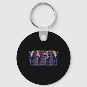 Trump Dance Pro Trump 2024 Trump President Mega 45 Key Ring