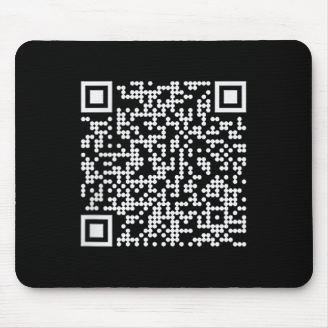 Trump Dance Qr Funny President Trump Dancing Code  Mouse Pad (Front)