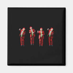 Trump Dance Santa Claus Christmas Xmas Pyjamas Hol Magnet