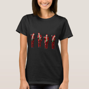 Trump Dance Santa Claus Christmas Xmas Pyjamas Hol T-Shirt