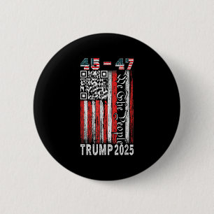 Trump Dance Troll Qr Funny President Trump Dance C 6 Cm Round Badge
