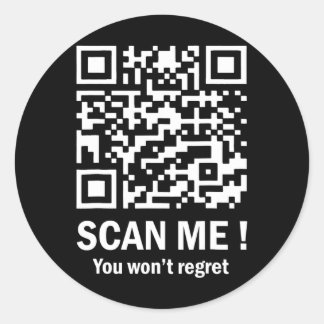 Trump Dance Troll Qr Funny President Trump Dance C Classic Round Sticker